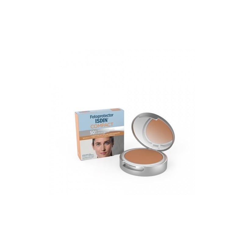 FOTOPROTECTOR ISDIN COMPACT SPF-50+ MAQUILLAJE COMPACTO OIL-