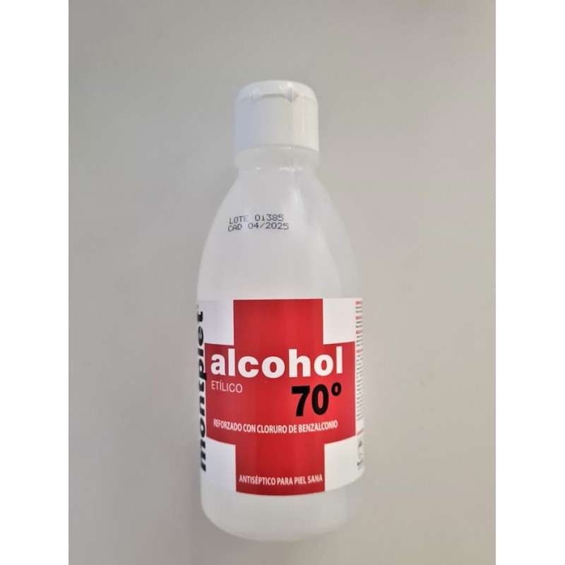 ALCOHOL ETILICO 70º MONTPLET 250 ML